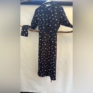 NWT Amour Vert Joyce Washable Silk Dress in Medium